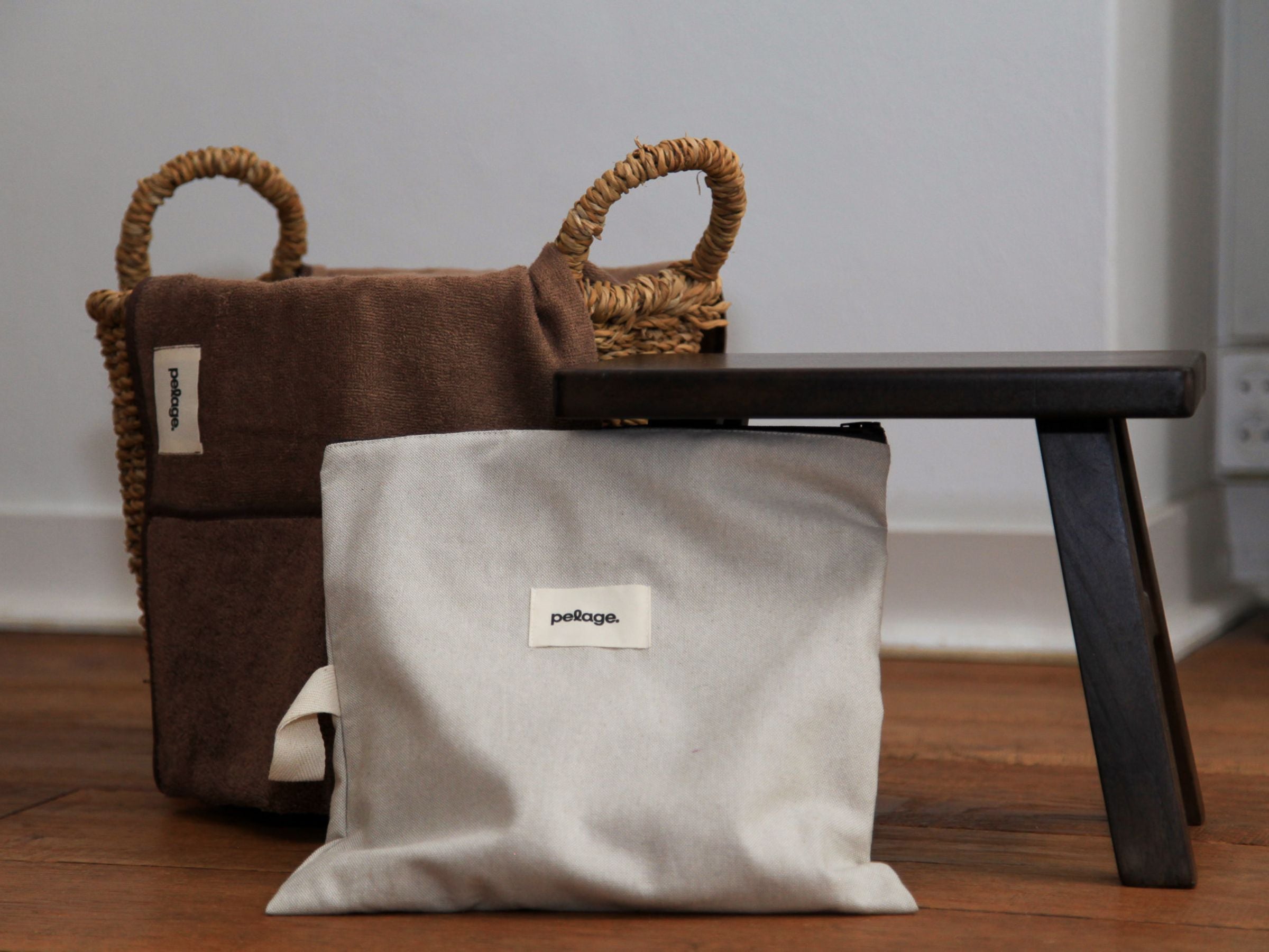 the pouch.