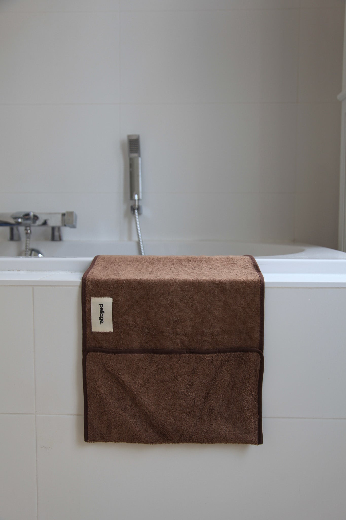 the towel.
