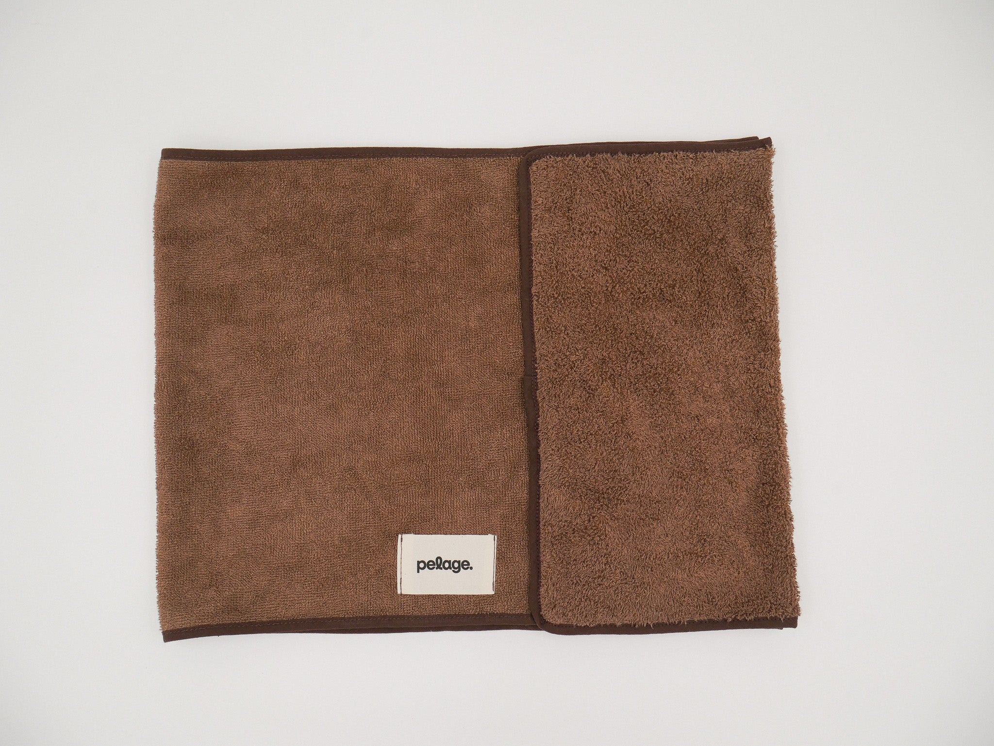 the towel.
