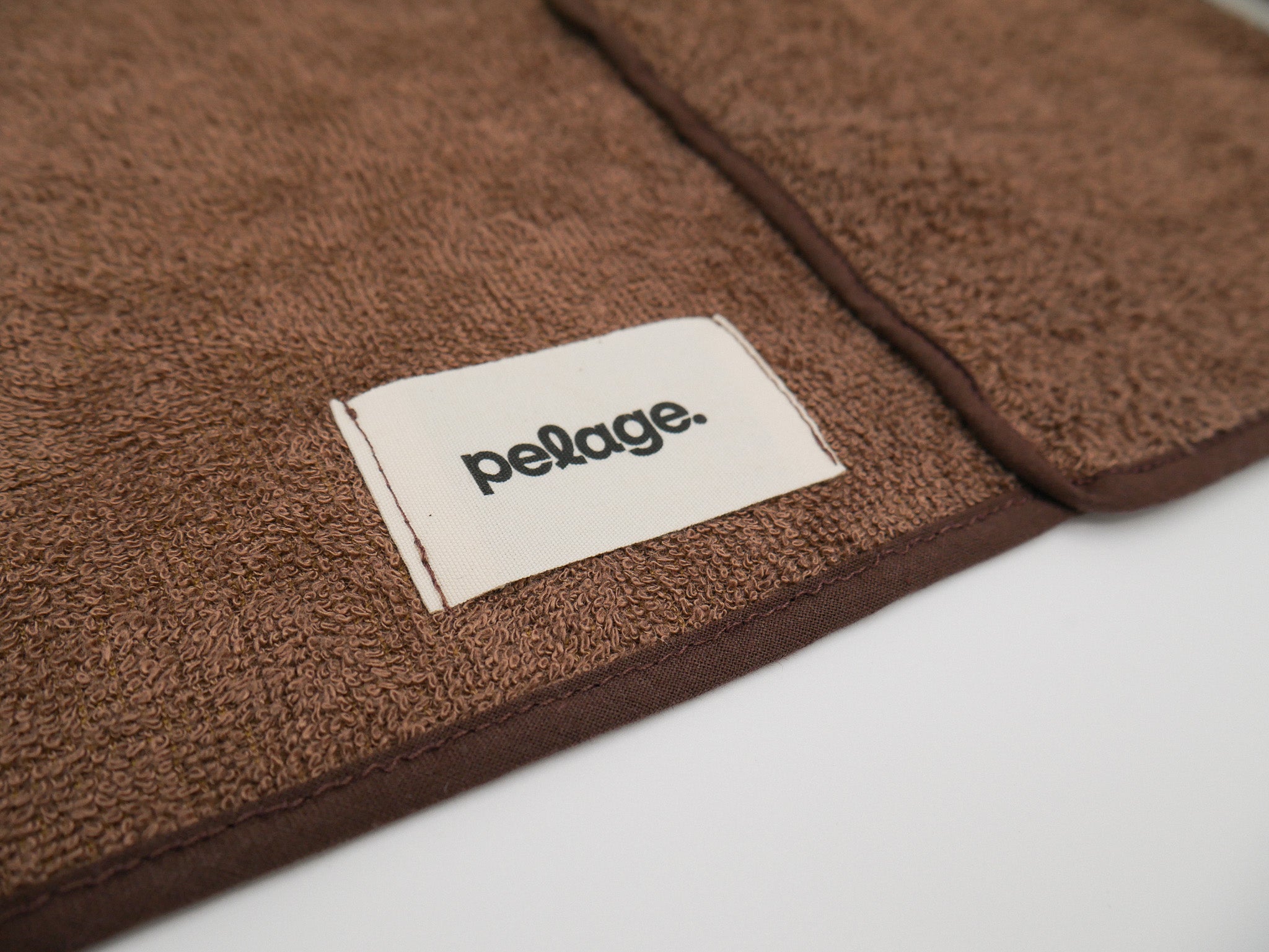 the towel.
