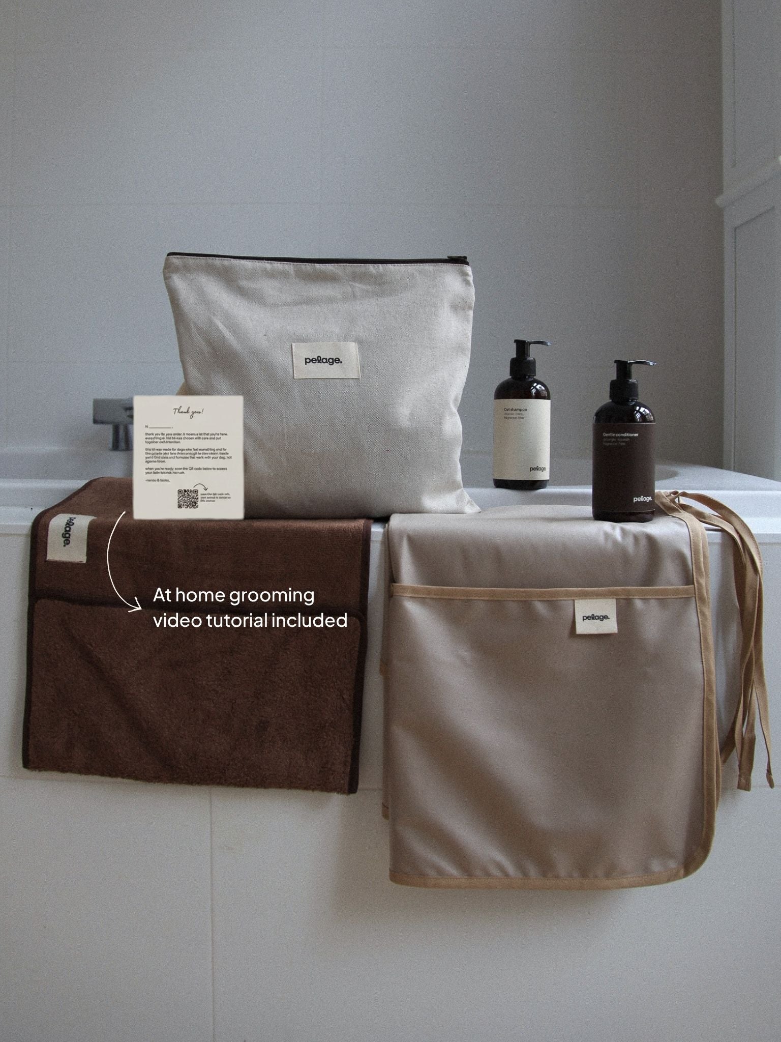 the bath kit.
