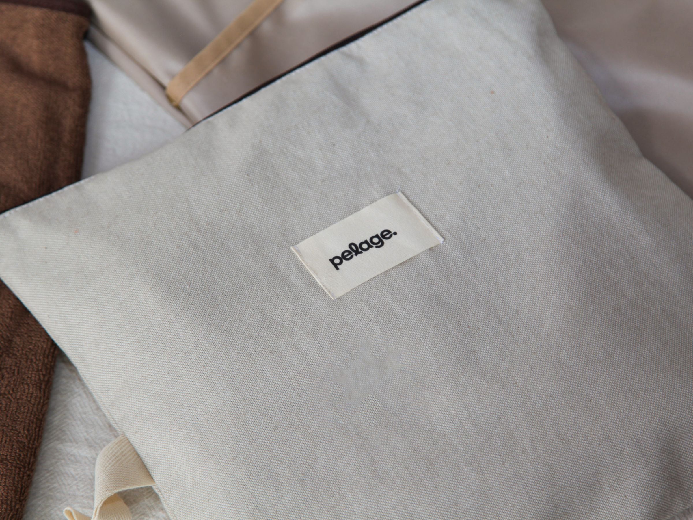 the pouch.