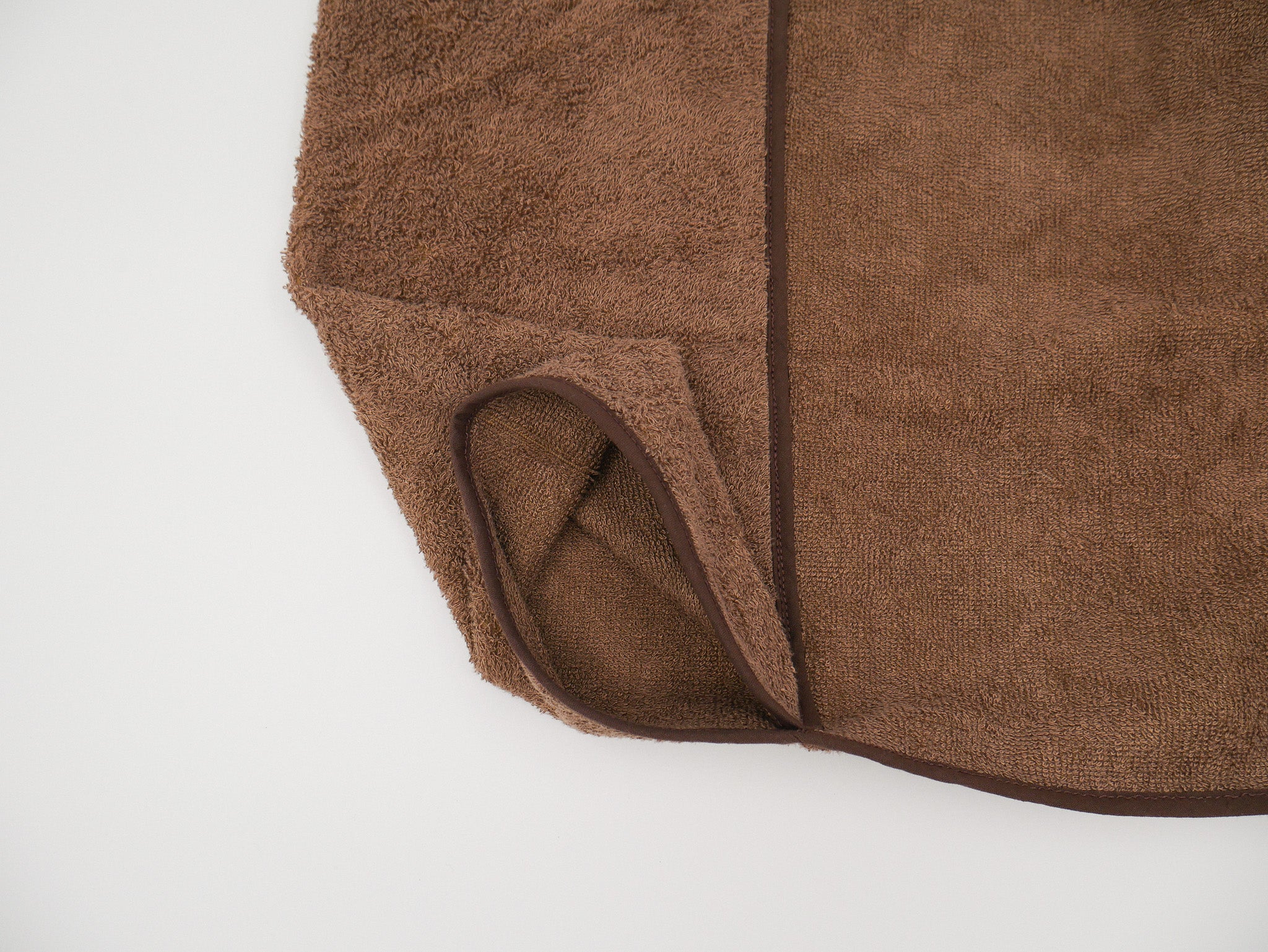 the towel.