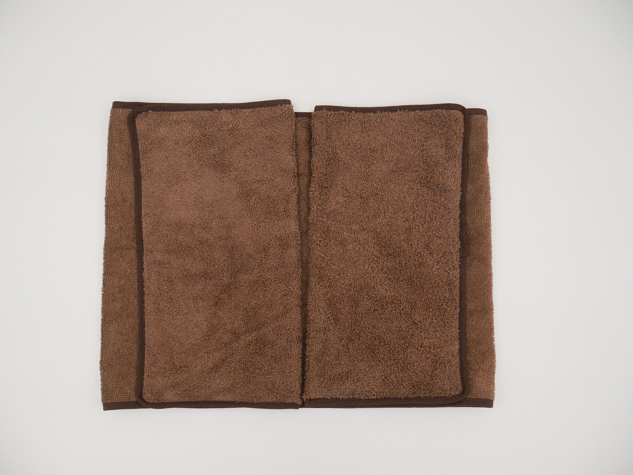 the towel.